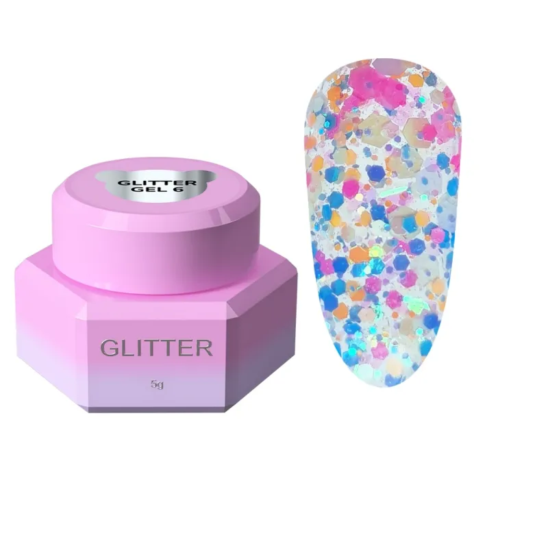 YOUARECUTE Glitter Gel 06, 5ml — Photo 2