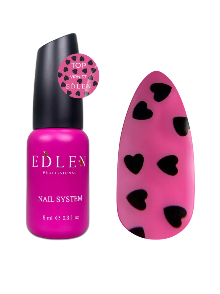 Edlen Top No Wipe Virnist, 17ml — Photo 2