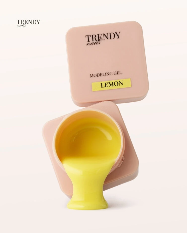 Trendy Nails Modeling Gel Lemon, 15ml — Photo 2