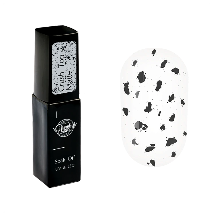 Trendy Nails Crush Top Matte, 8ml — Photo 2