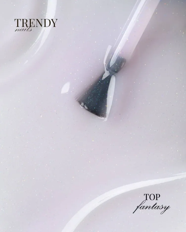 Trendy Nails Top No Wipe Fantasy, 10ml — Photo 2