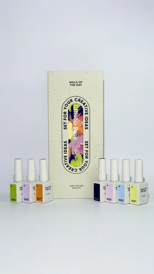 NAILSOFTHEDAY Coleccion de 7 Esmaltes Semipermanentes BLOOM DROP — Photo 2