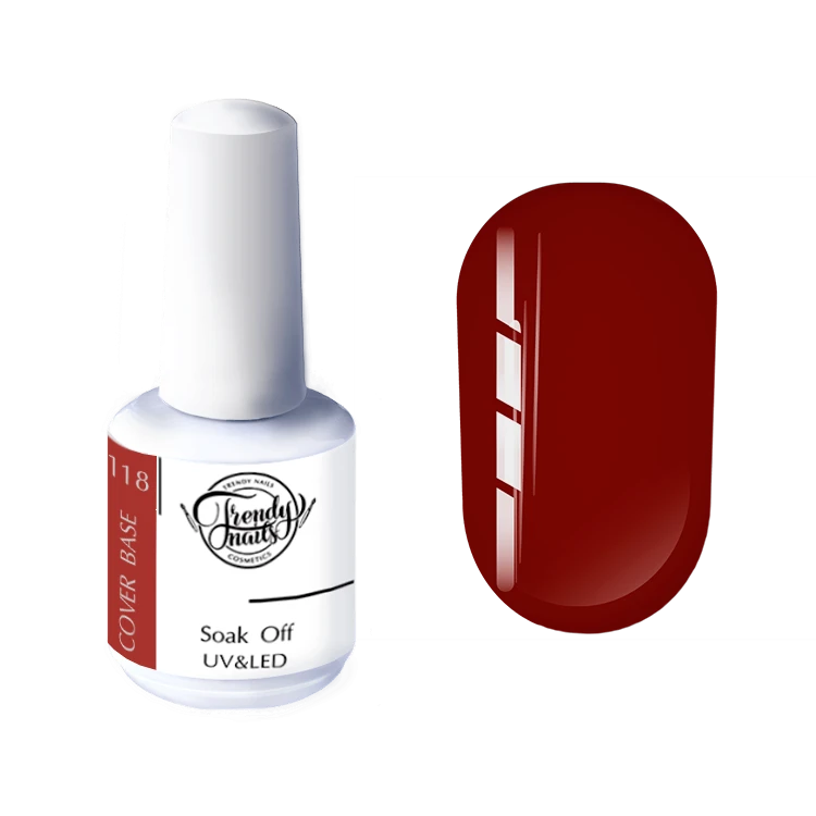Trendy Nails Cover Base 118, 15ml — Photo 2