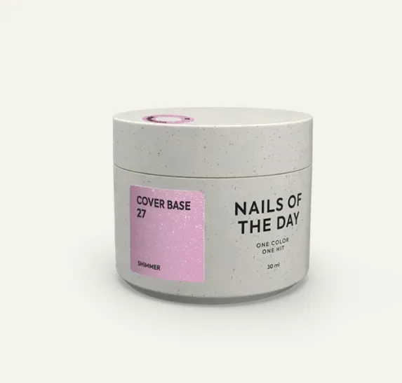NAILSOFTHEDAY Cover base 27, 30ml shimmer — Photo 2
