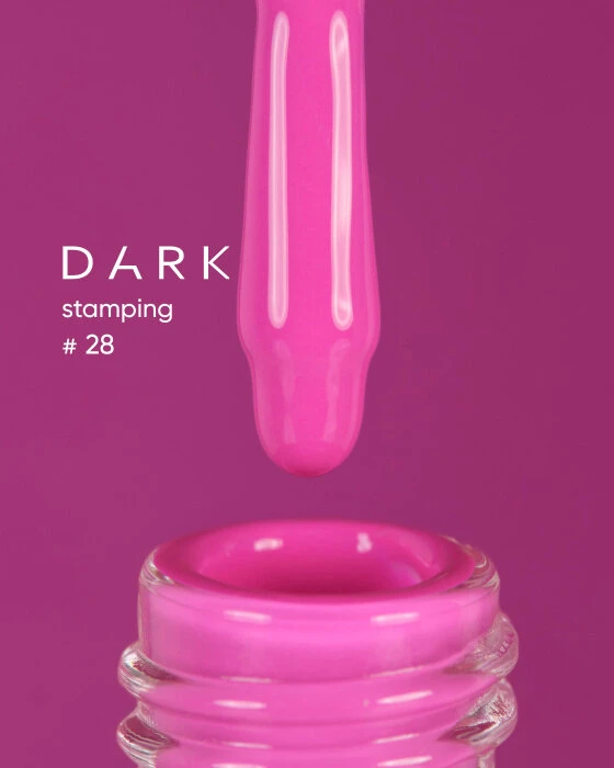 Dark by Rior Esmalte para Estampar 28 Rosa Neon, 10ml — Photo 2
