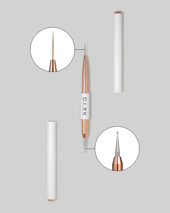Dark by Rior Pincel Doble Liner 13mm +Dots 2mm — Photo 2