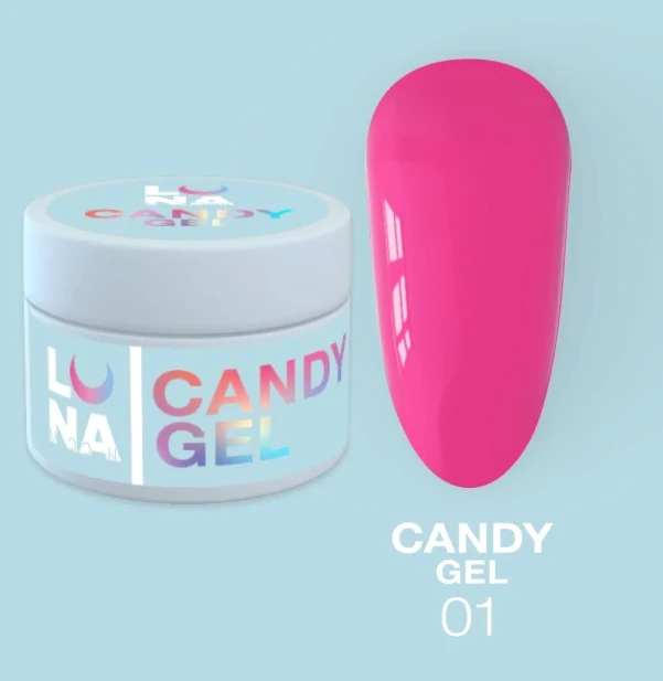 Luna Moon Candy Gel 01, 15ml — Photo 2