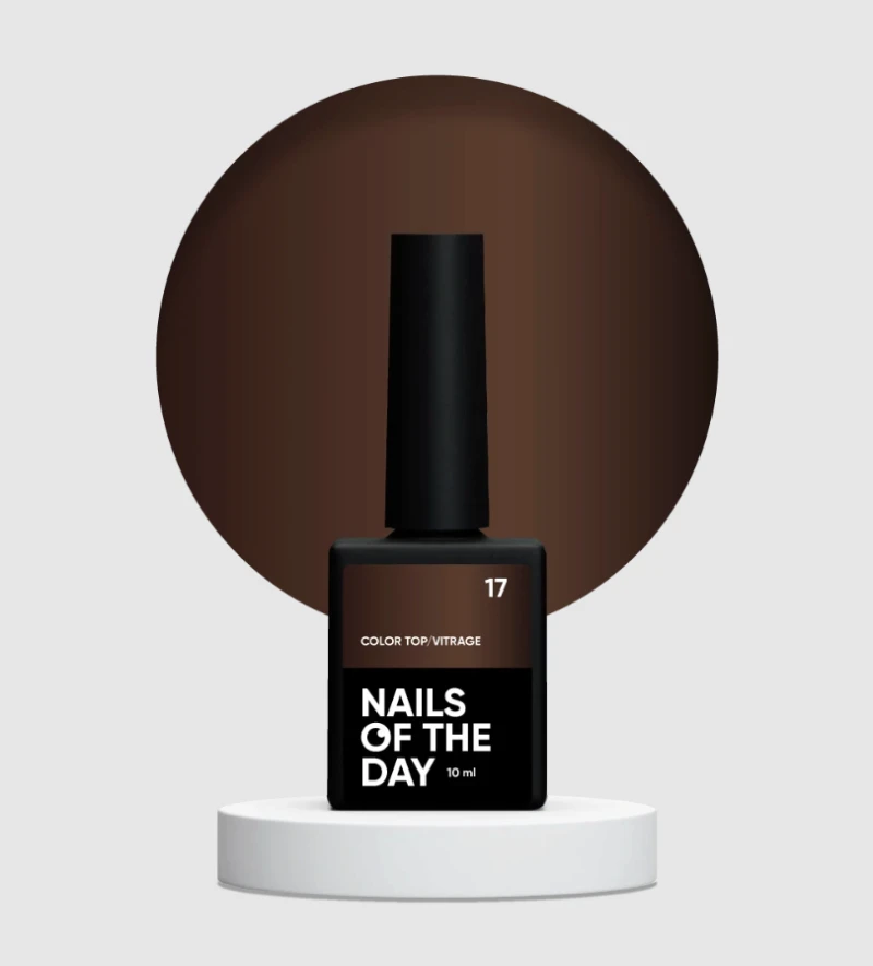 NAILSOFTHEDAY Color Top 17 Vitrage, 10ml — Photo 2