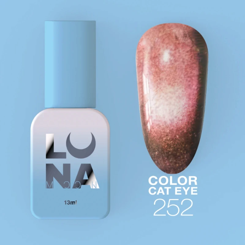 Esmalte semipermanente LunaMoon 252, 13ml Cat Eye — Photo 2