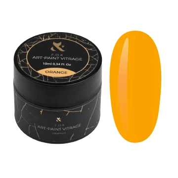 F.O.X. Art-Paint Vitrage Orange, 10ml — Photo 2