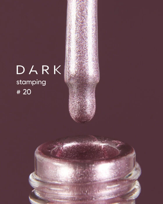 Dark by Rior Esmalte para Estampar 20 Rosa Metalizado, 10ml — Photo 2