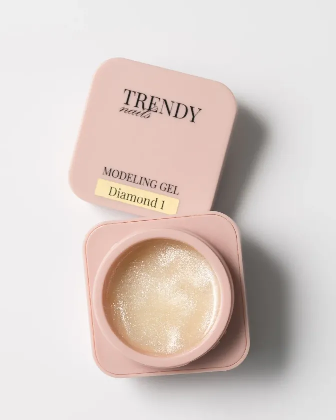 Trendy Nails Modeling Gel Diamond 01, 30ml — Photo 2
