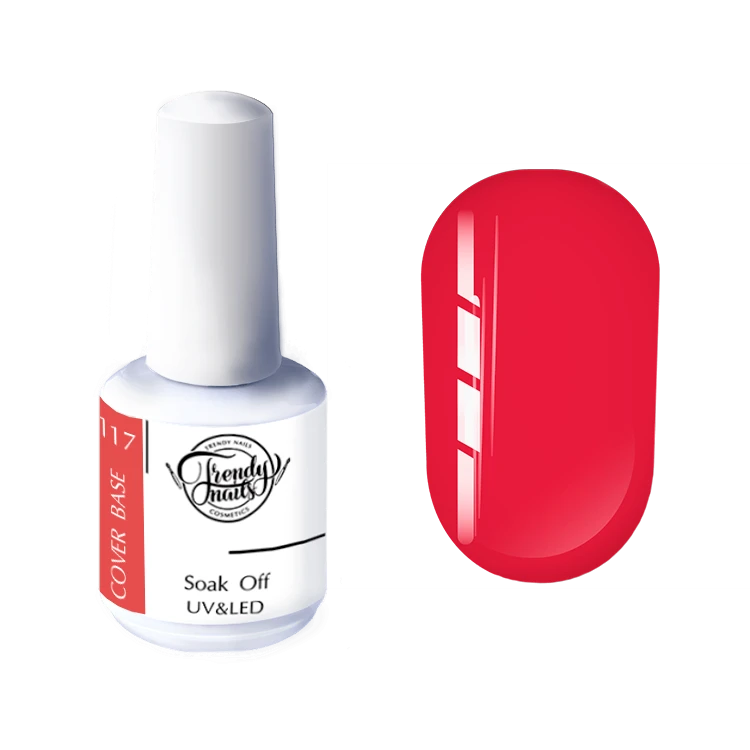 Trendy Nails Cover Base 117, 15ml — Photo 2