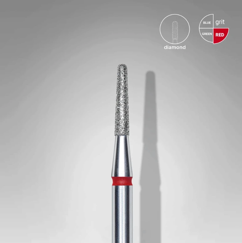 Punta Diamante Staleks FA70R018/8 «Tronco» 1.8 mm rojo — Photo 2