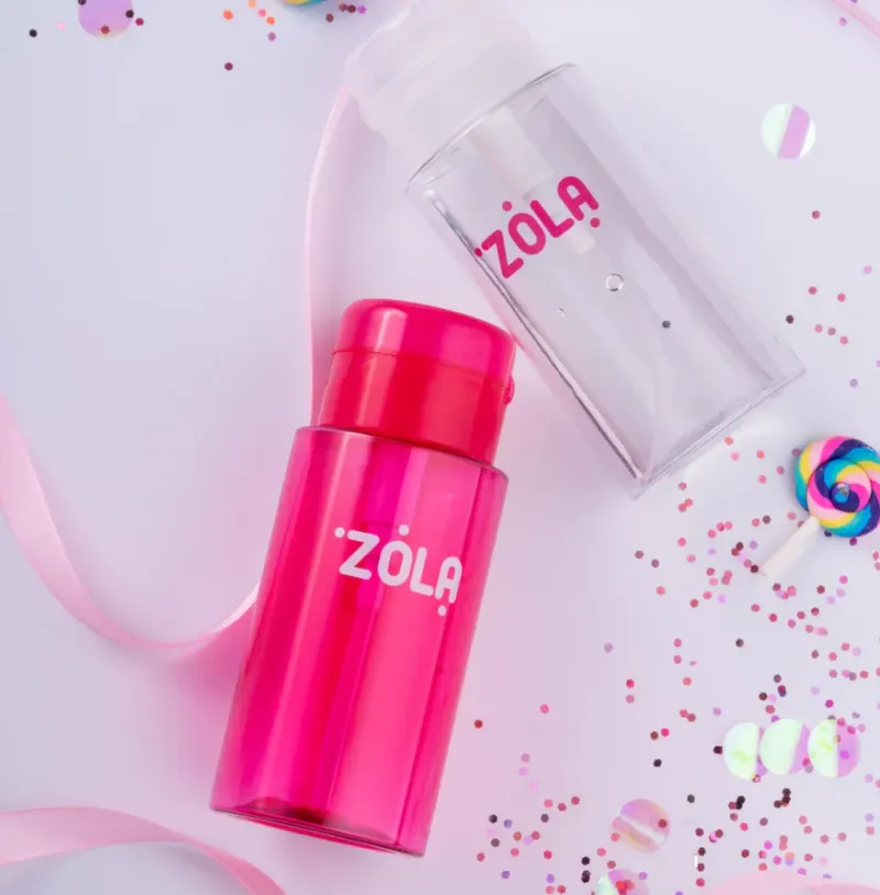 ZOLA Recipiente de plástico para líquidos, Rosa — Photo 3