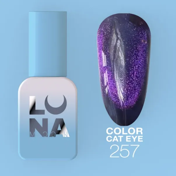 Luna Esmalte Semipermanente 257, 8ml (Cat Eye) — Photo 2