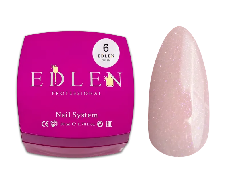 Edlen Poly Gel 06, 50ml — Photo 2