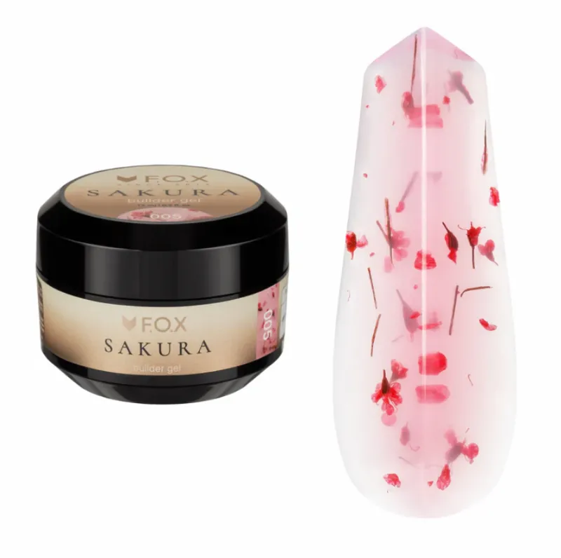 F.O.X Sakura builder gel 05, 15ml — Photo 2