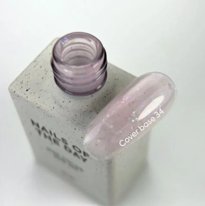 NAILSOFTHEDAY Cover base 34, 10 ml — Photo 2