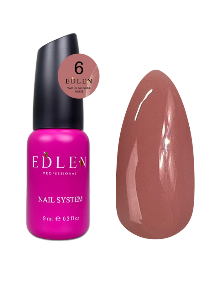 Edlen Water Acrygel 06 Nude, 9 ml — Photo 2