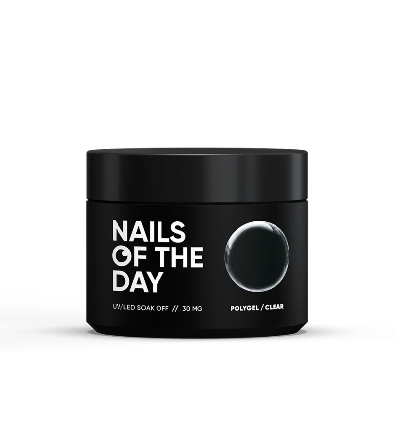 NAILSOFTHEDAY Polygel Clear, 30g — Photo 4