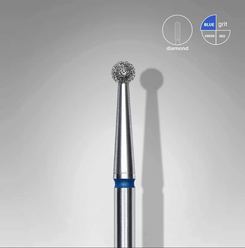 Punta Diamante Staleks FA01B025 «Bola» 2.5 mm azul, — Photo 2