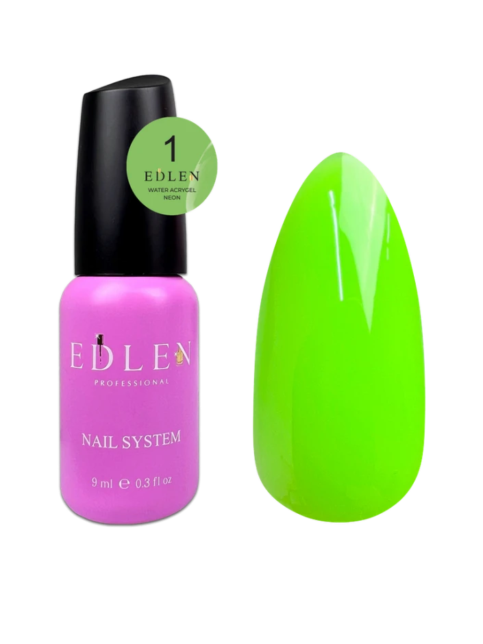 Edlen Water Acrygel Neon 01, 9ml — Photo 2