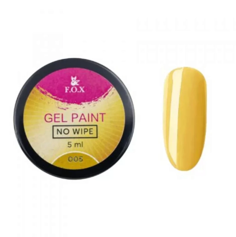 F.O.X Gel Paint No Wipe 005, 5ml — Photo 2