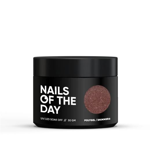 NAILSOFTHEDAY Polygel Shimmer 06, 30g — Photo 4