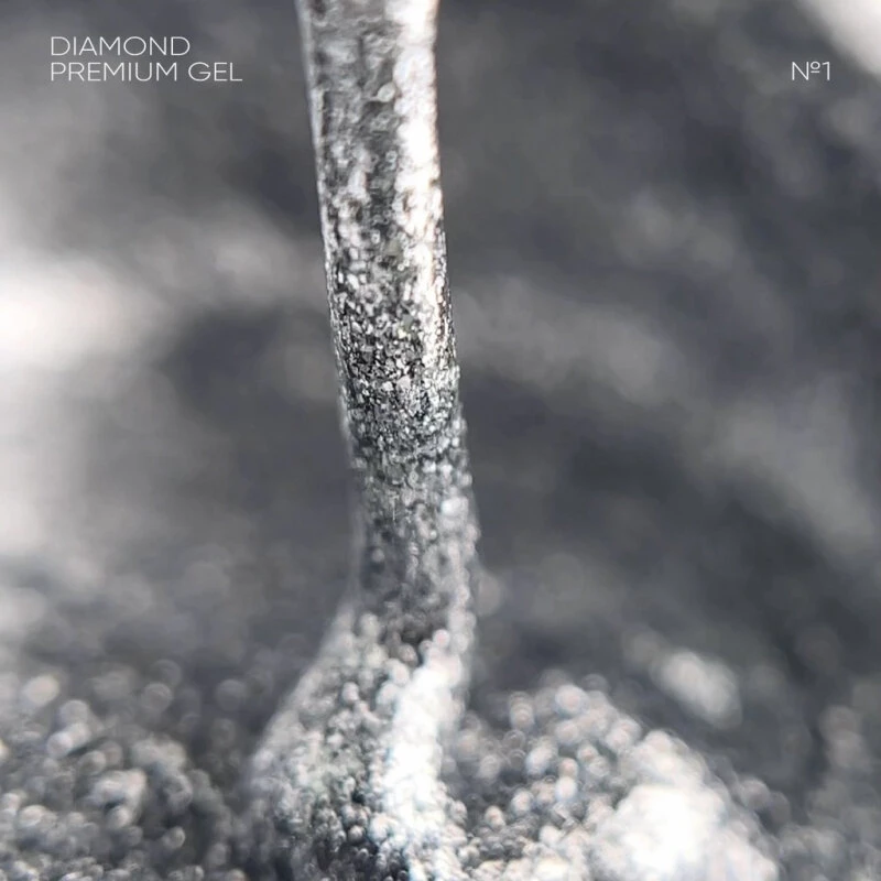 NAILSOFTHENIGHT Esmalte Semipermanente Diamond Premuim gel, 01, 5ml — Photo 3