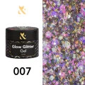 F.O.X Glow Glitter Gel 007, 5ml — Photo 5
