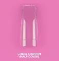 Luna Gel Tips Coffin Long (Half Cover) 500uds — Photo 3
