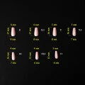 Komilfo SoFast Nail Forms Nude Ballerina Short, 300 шт — Photo 7