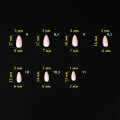 Komilfo SoFast Nail Forms Nude Almond Short, 300un — Photo 7