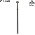 Miler, kit de 5 fresas diamantes, M801f035, rojo — Photo 3