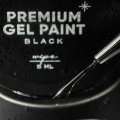 NAILSOFTHEDAY Gel paint negro (con capa pegajosa), 5 ml — Photo 4