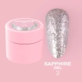 Luna Moon Sapphire Gel 03, 5ml — Photo 5