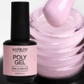 Komilfo PolyGel 007 Pink Glitter, 15ml — Photo 5