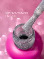 Edlen Top No Wipe Flash Silver, 17ml — Photo 4