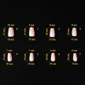 Komilfo SoFast Nail Forms Nude Ballerina Short, 300 шт — Photo 6