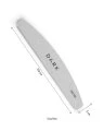 Dark by Rior Limas Desechables en base de espuma Medialuna 150/180grit, gris(25uds) — Photo 4