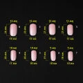 Komilfo SoFast Nail Forms Nude Soft Square Medium, 300un — Photo 6