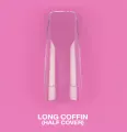 Lunaips Gel Tips Coffin Long (Half Cover) 500uds — Photo 3
