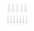 PNB Reusable Upper Arched Nail Forms, 120uds — Photo 5