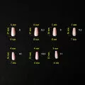 Komilfo SoFast Nail Forms Nude Ballerina Short, 300 шт — Photo 7