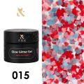 F.O.X Glow Glitter Gel 15, 5ml — Photo 4