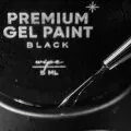 NAILSOFTHEDAY Gel paint negro (con capa pegajosa), 5 ml — Photo 4