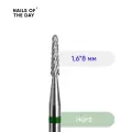 Nailsoftheday Fresa de Carburo Aguja, verde 1,6*8 mm — Photo 4