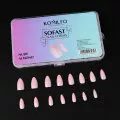 Komilfo SoFast Nail Forms Nude Almond, 300un — Photo 5