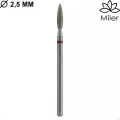 Miler, kit de 5 fresas diamantes, M862f025, rojo — Photo 3